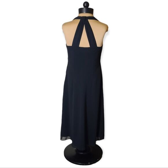 Loft Halter Black Dress Size 4 - Picture 6 of 9